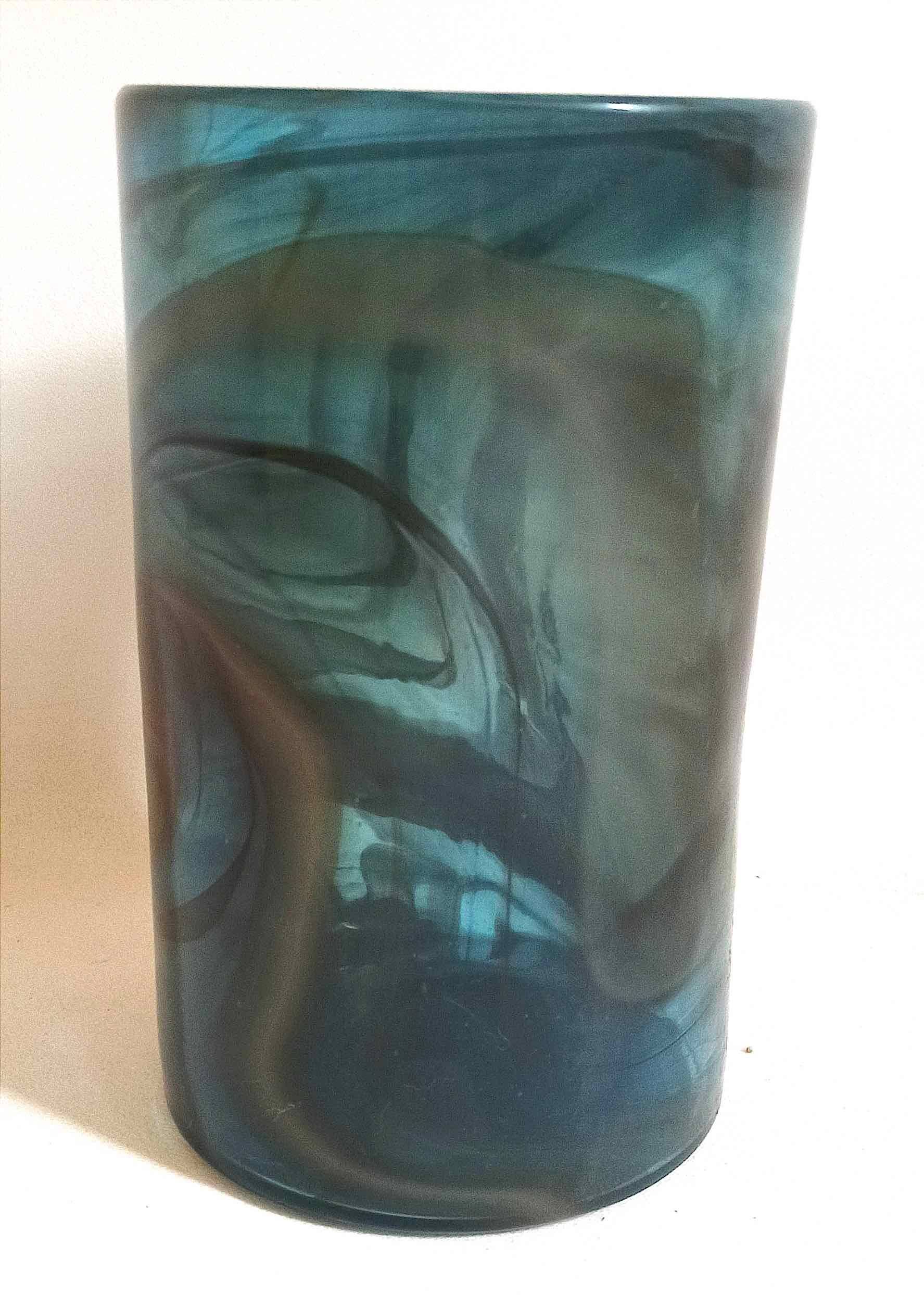 Maure-Vieil glass vase from the 70s Height 24.5 cm