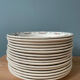 Set of 16 flat plates terre de fer choisy le roi numbered