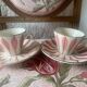 Set of 2 vintage Digoin coffee cups