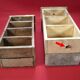 Lot of 4 vintage wooden drawers for craft furniture Rangement Workshop - Garage - Lot No.4
