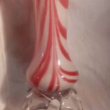 Superbe ancien vase en pâte de verre soufflé bouche clairey (88)