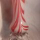 Superb old vase in Clairey mouth-blown glass paste (88)