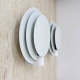 Set of 2 Lumiance round wall lamps ‘Planeta’ 1970s