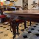 19th century mahogany dining room - Extendable table + Louis-Philippe chairs