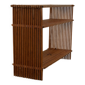 1980's Scandinavian pine bookcase