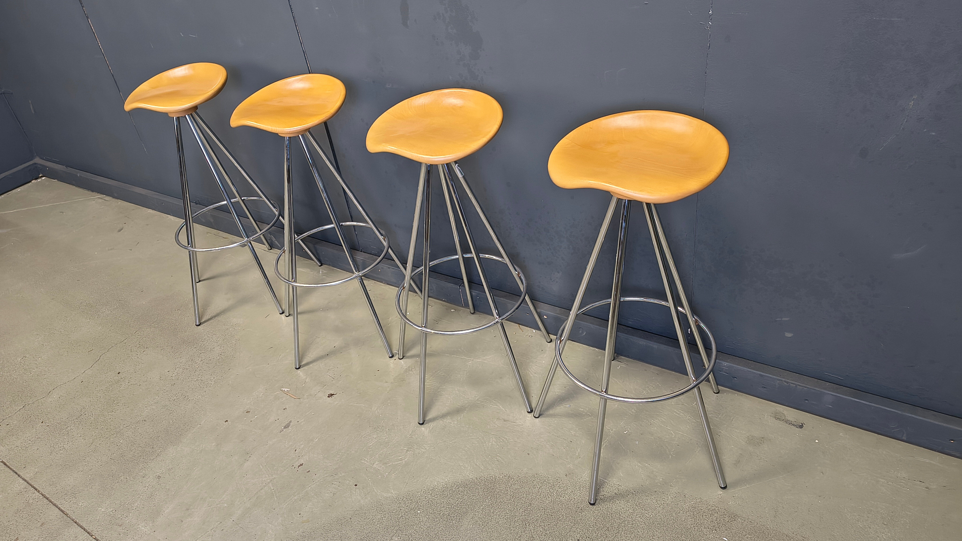Set of Jamaica swivel bar stools by Pepe Cortès for BD Barcelona, 1990s