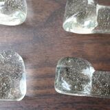 6 bubble glass knife rests