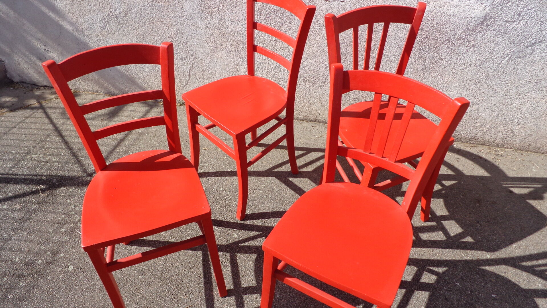 Set of 4 bistro chairs