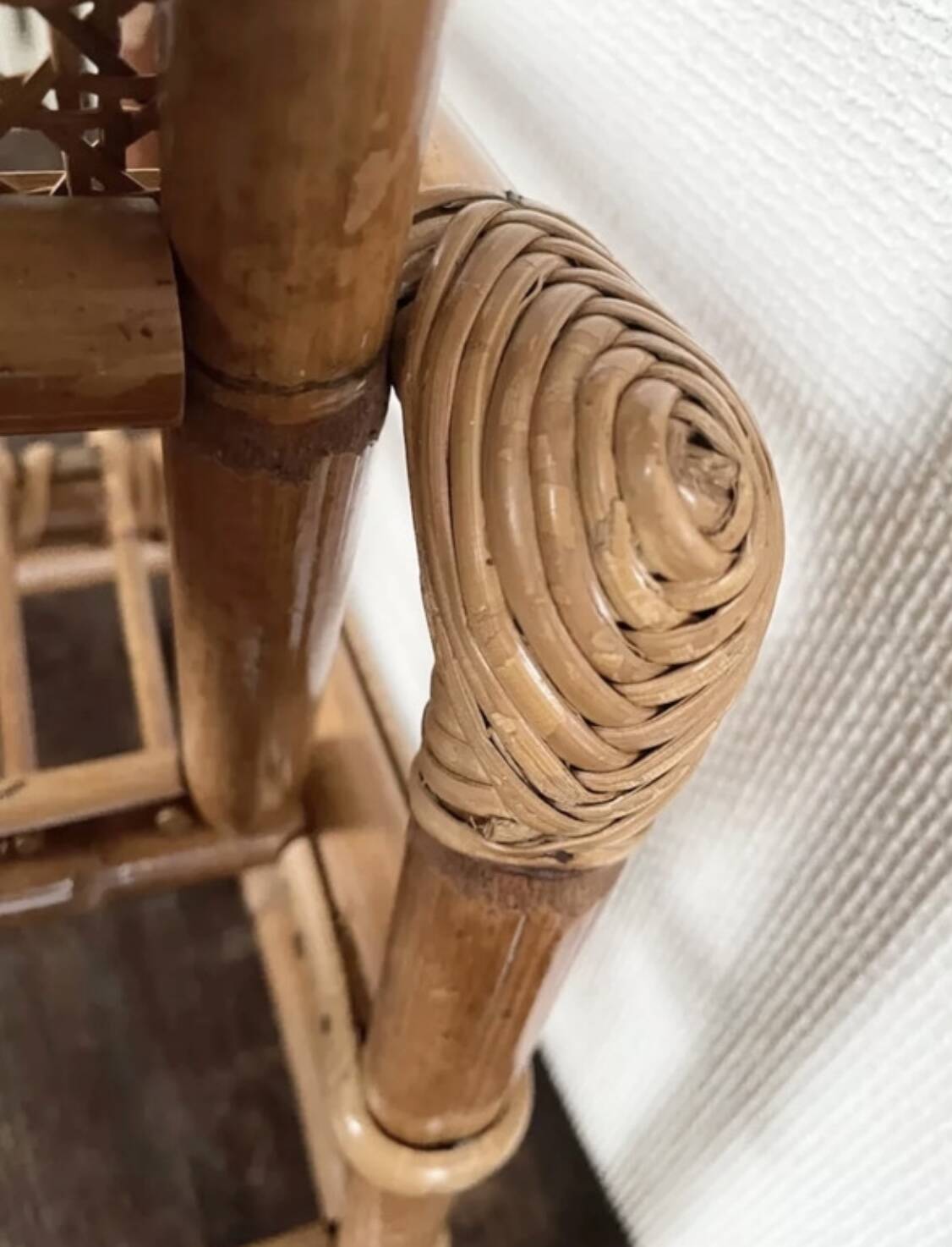 Child's rattan armchair