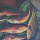 Charles floutard ( 1926 2006 ) still life with fish hst 61 x 50 cm