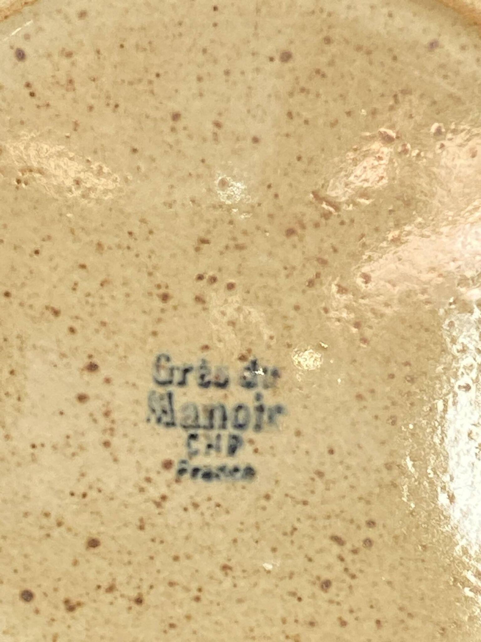 Assiettes creuses , grès du Manoir
