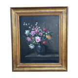 Painting on canvas bouquet of flowers