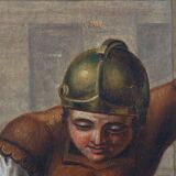 Flemish Religious Painting of the Passion of Christ, Belgium ca. 1900