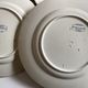 Set of 6 plates Creil Montereau Pomona iron earth early 20th