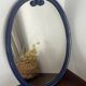 Miroir en fonte bleu nuit 