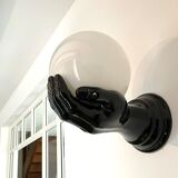 70s handmade wall lamp