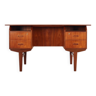 Teak desk, Danish design, 1970s, production: Denmark