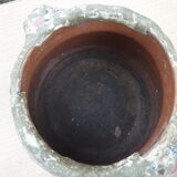 Pot terracotta mosaic called picassiette