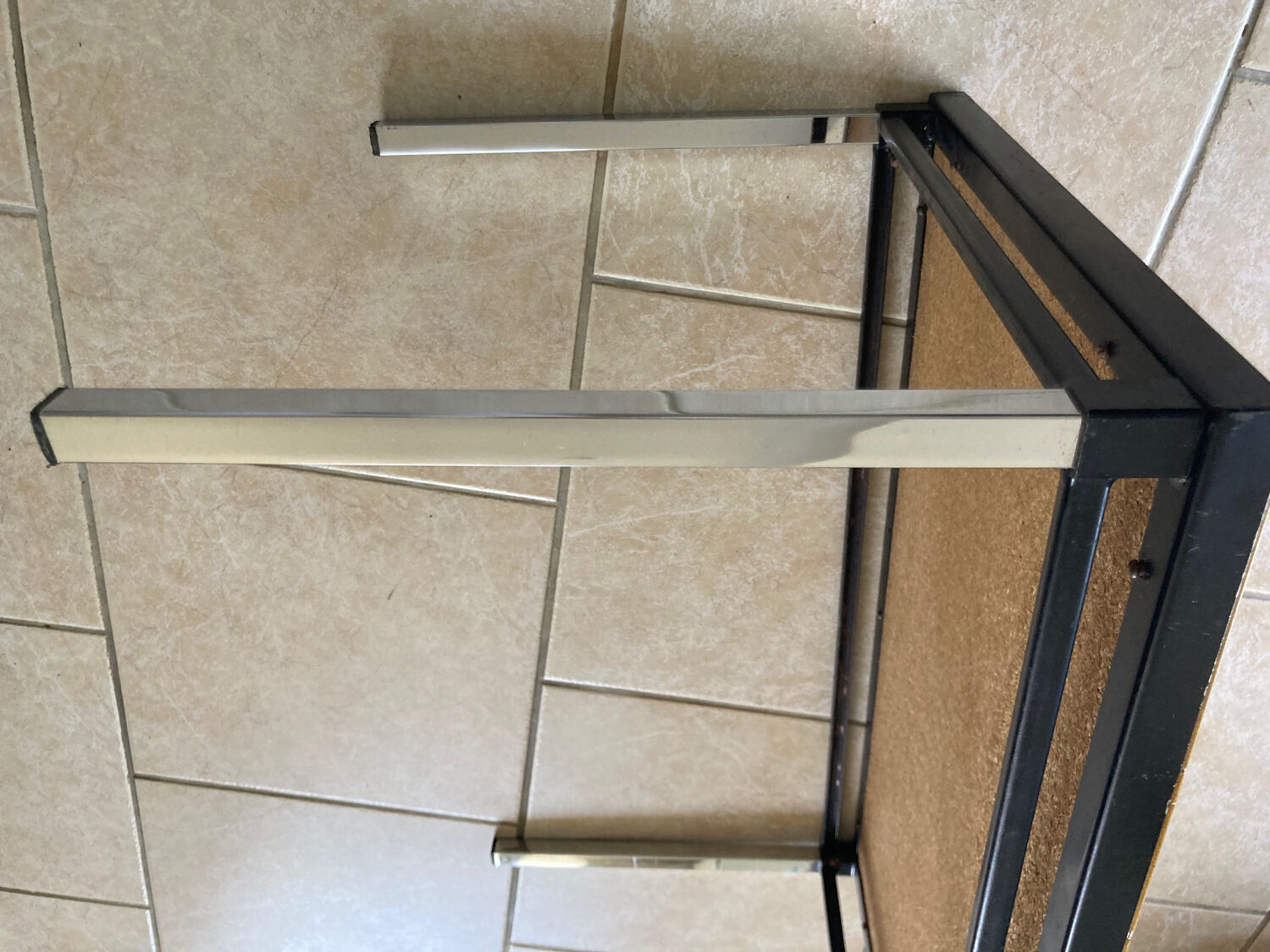 Vintage ceramic coffee table ivy pattern