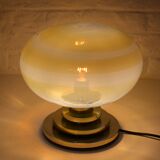 Lampe en verre soufflé opalescent Doria.