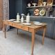 Oak farmhouse table