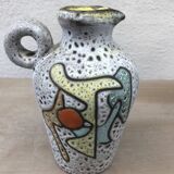 Pair of Marius Bessone vases, pitchers