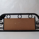 Porte manteau en métal fer forgé
