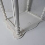 old wooden side table