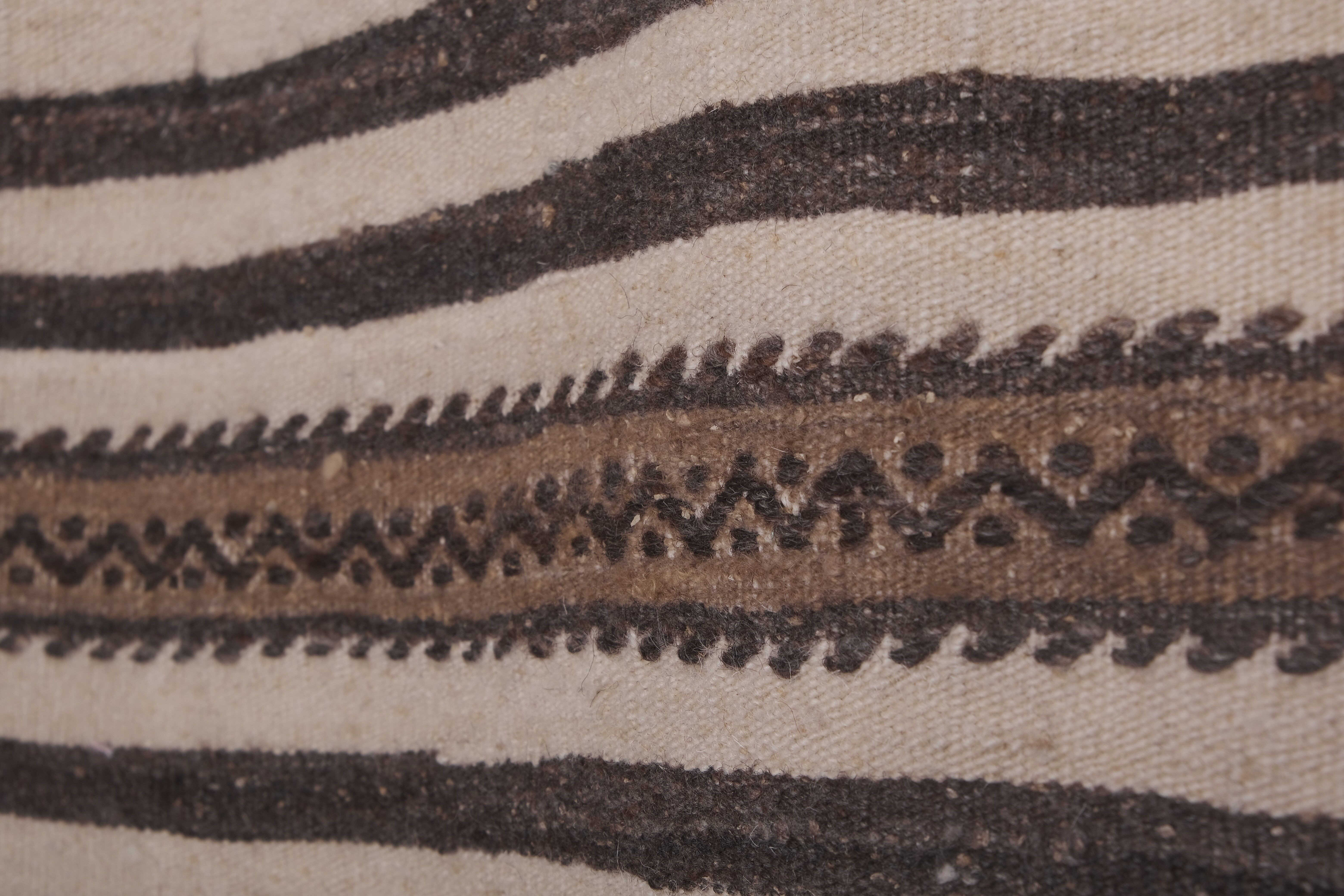 Vintage Turkish rug from Oushak, hand-woven 76x610 cm