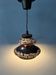 Suspension Fat Lava in ceramic West Germany brown and beige