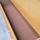 Commode pied compas en chêne blond 1960