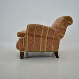 1940s art deco armchair, Czechoslovakia