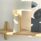 Tile lamp in white sandstone