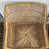 Rattan armchair