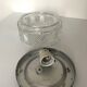 Plafonnier en verre ciselé