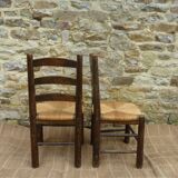 Pair of mulched chairs from the 60s