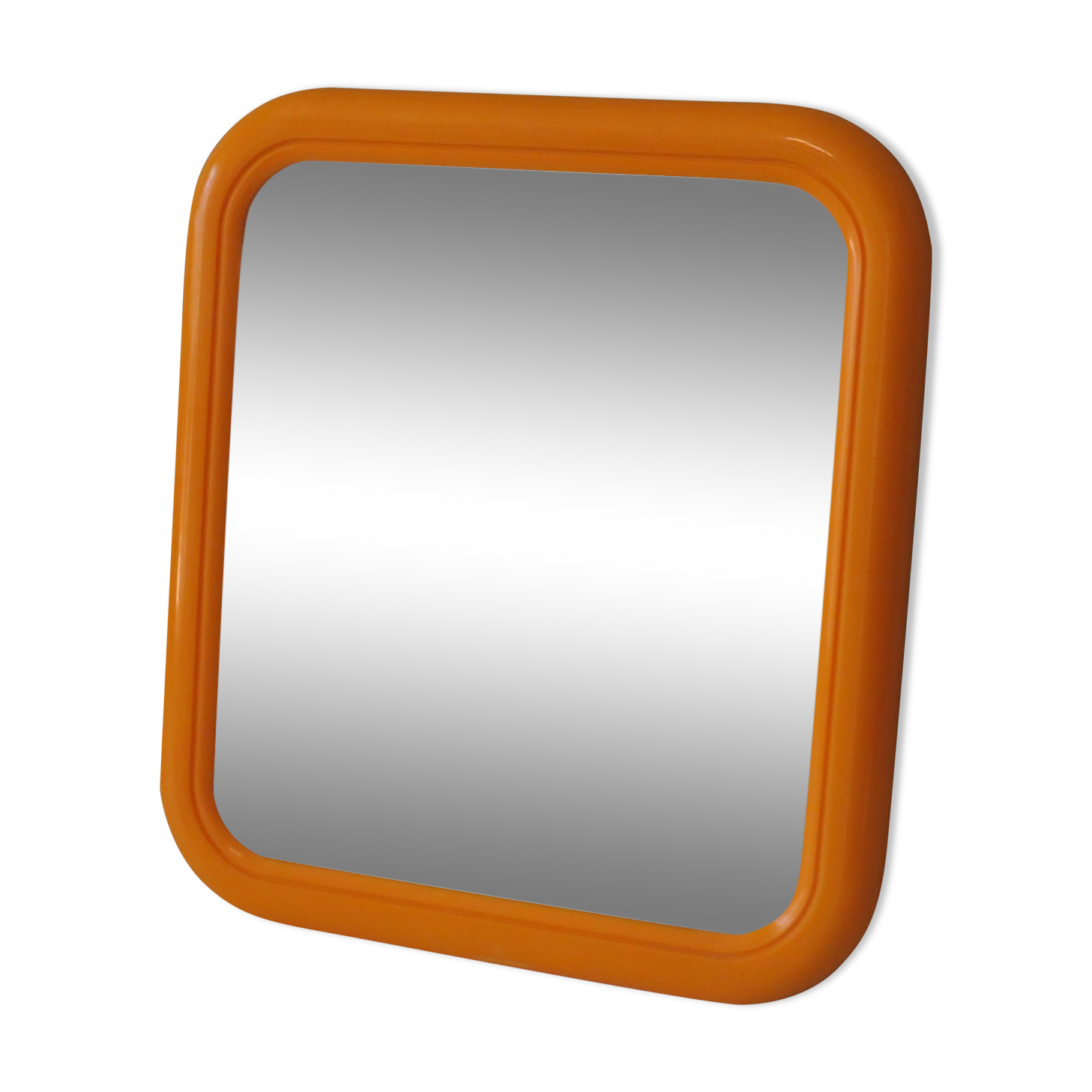 Plastic space age mirror, belgium 1960