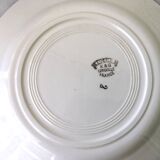 Set of 15 plates art nouveau kg lunéville