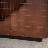 Ensemble de 2 coiffeuses, comptoirs de bijouterie en miroir fumé avec tiroirs, 1970