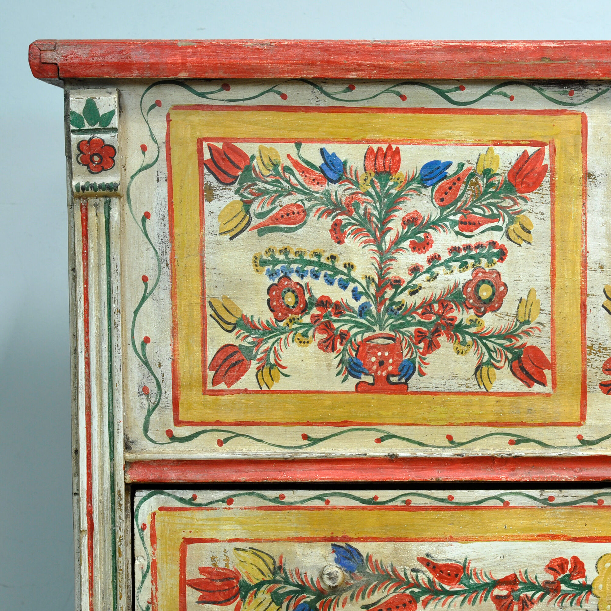 Folk Art Bridal Chest, circa 1950