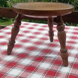 TRIPOD STOOL French oak year 70