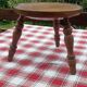 TRIPOD STOOL French oak year 70