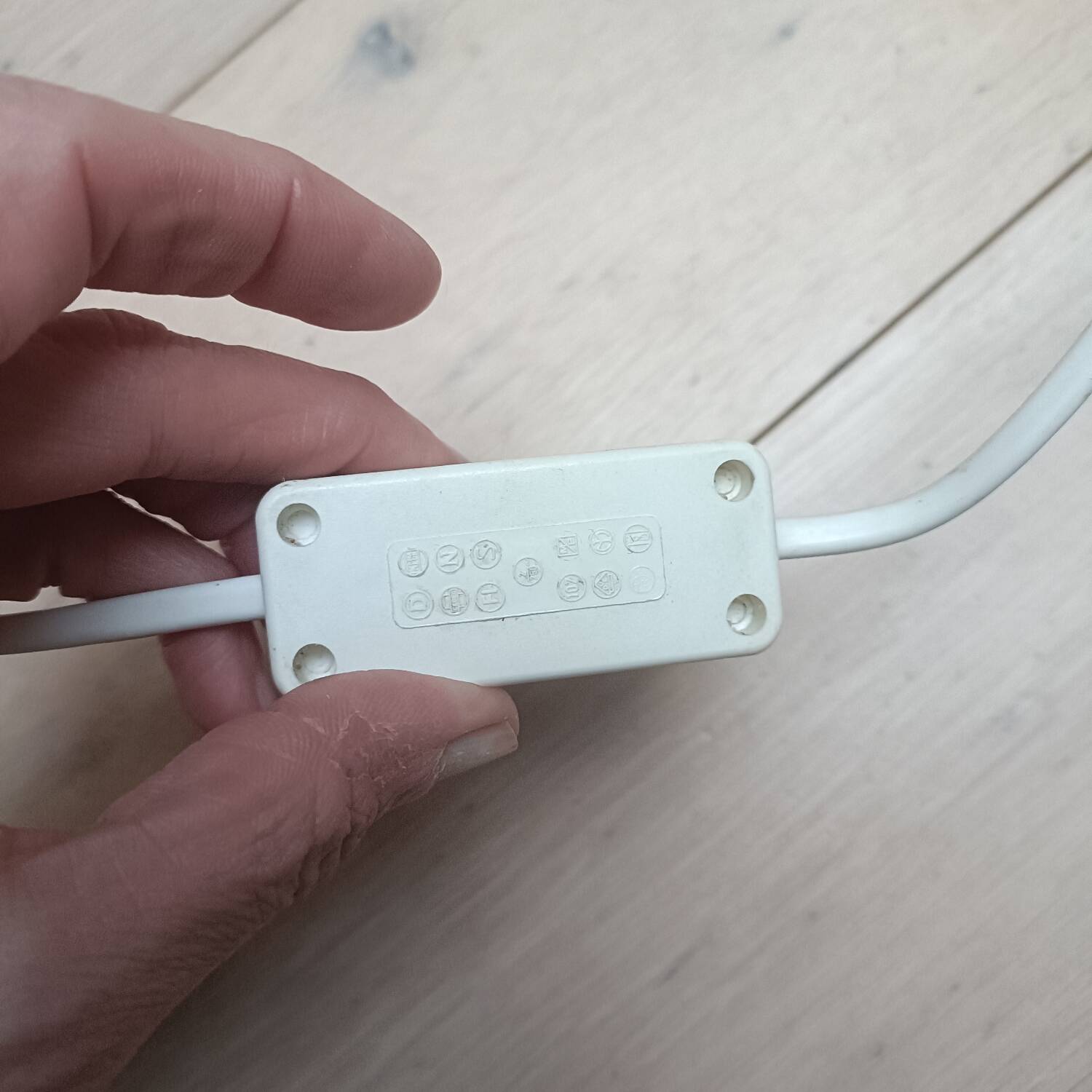 Vintage gold cone lamp