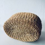 Large woven straw basket
