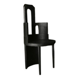 Room Studio Primitive and Modern Oak Sculptural Chair