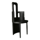 Chaise sculpturale en chêne room studio primitive et moderne