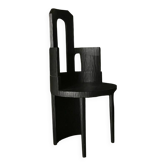 Room Studio Primitive and Modern Oak Sculptural Chair