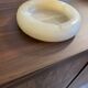 Round stone ashtray