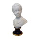 Buste de jeune garçon en biscuit de porcelaine de Limoges signé Ternet