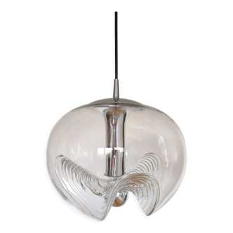 Pendant lamp "futura" by peill and putzler germany 1960s